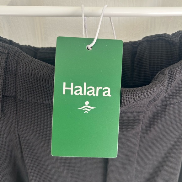 NWT HALARA Flex High Waisted Pocket Wide Leg-Waffle Work Pants Sz Med Tall - Picture 9 of 9